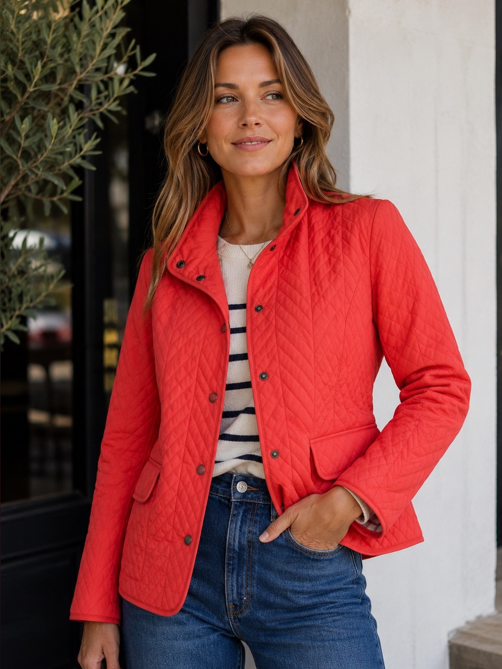 Talbots Quilted barn Jacket
